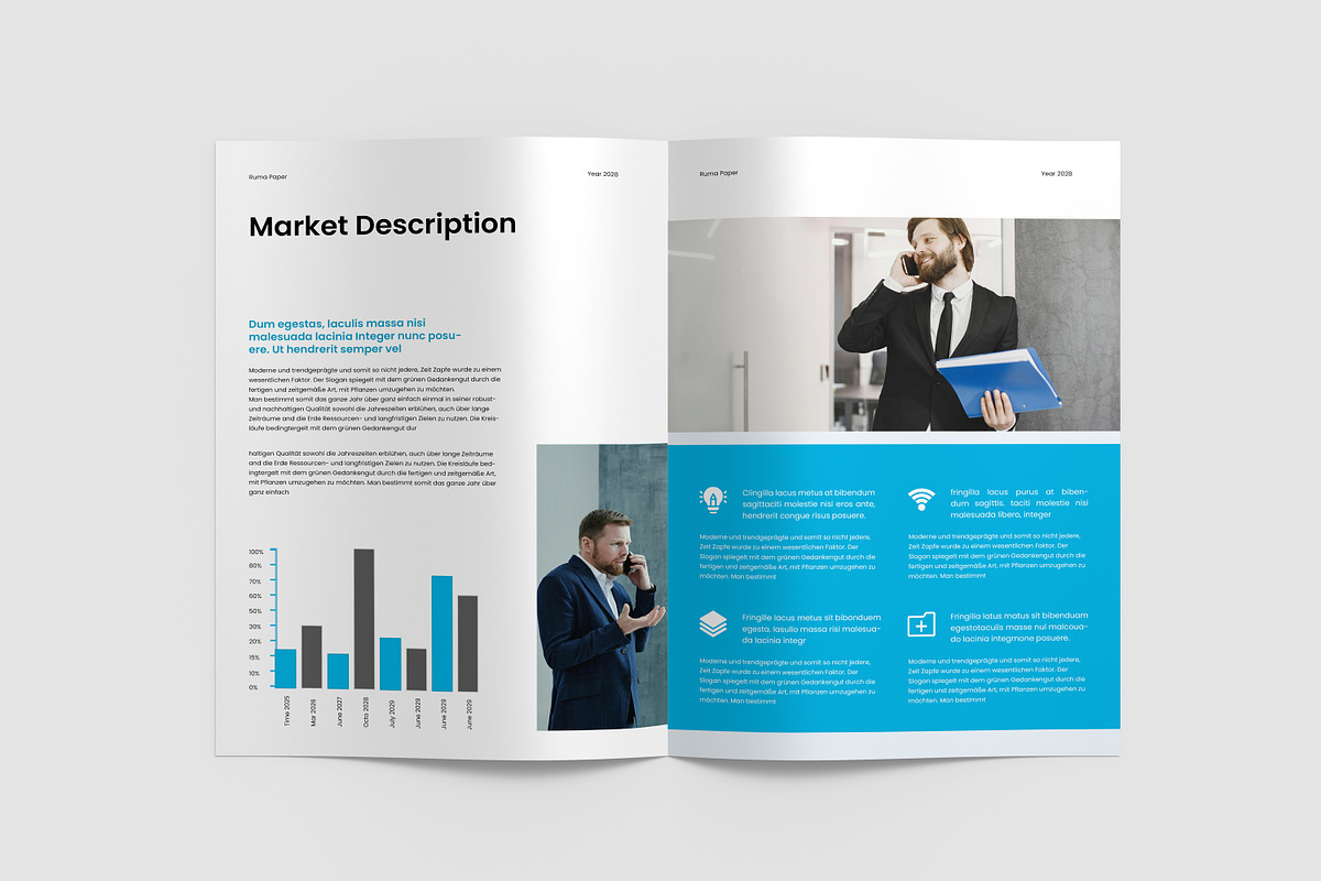 Business WhitePaper Brochure I Canva, a Brochure Template by PixWork (Photo 8 of 14)