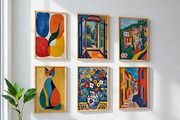 HenriMatisse Inspire Wall Art Bundle, a Decorative Illustration by elfy creative (Thumbnail 1 of 7)