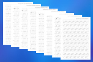 Basic strokes of lowercase letters