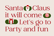 Bright Holiday Christmas Font, a Serif Font by Yukita Creative (Thumbnail 6 of 9)