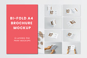 Bi-Fold A4 Brochure Mock-up, a Print Template by Mockstore (Thumbnail 11 of 11)