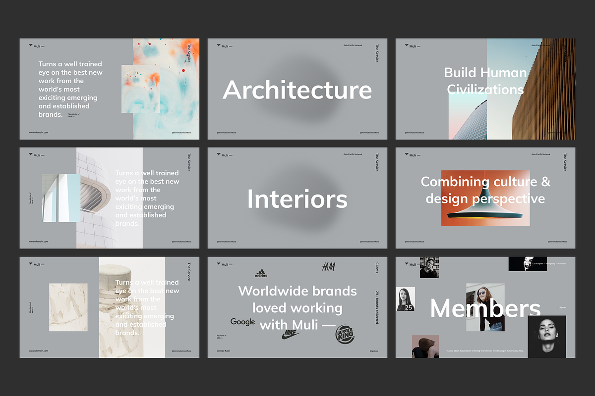 Muli - Minimalist Presentation, a Presentation Template by Biro AMDS (Photo 6 of 15)