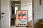 Hallway Poster Frame with Reflection, a Mockup by DesignRocket (Thumbnail 4 of 9)