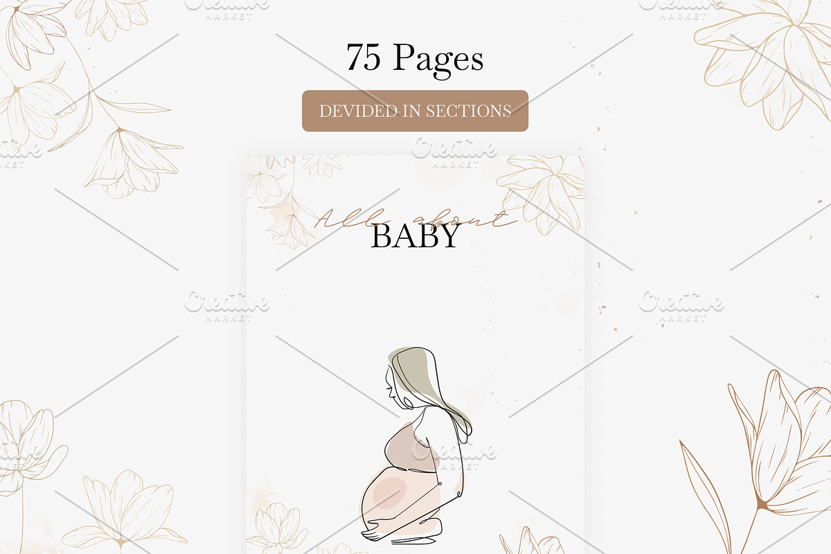 Printabel My Pregnancy Planner, a Stationery Template by Digital_Mind (Photo 2 of 10)