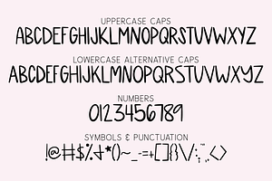 Capital Hill - Handwritten Caps Font