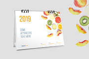 Desk Calendar for 2019, a Stationery Template by Vepix (Thumbnail 1 of 13)