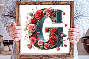 Valentine's Letters Clipart Bundle, an Illustration by SinaCreation (Thumbnail 7 of 7)