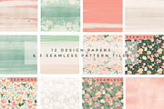 Peaches & Cream Graphic Set, an Illustration by Twigs and Twine (Thumbnail 4 of 10)