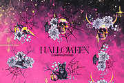 Halloween Mystic Watercolor, a Seasonal Illustration by SashaKondr (Thumbnail 6 of 11)