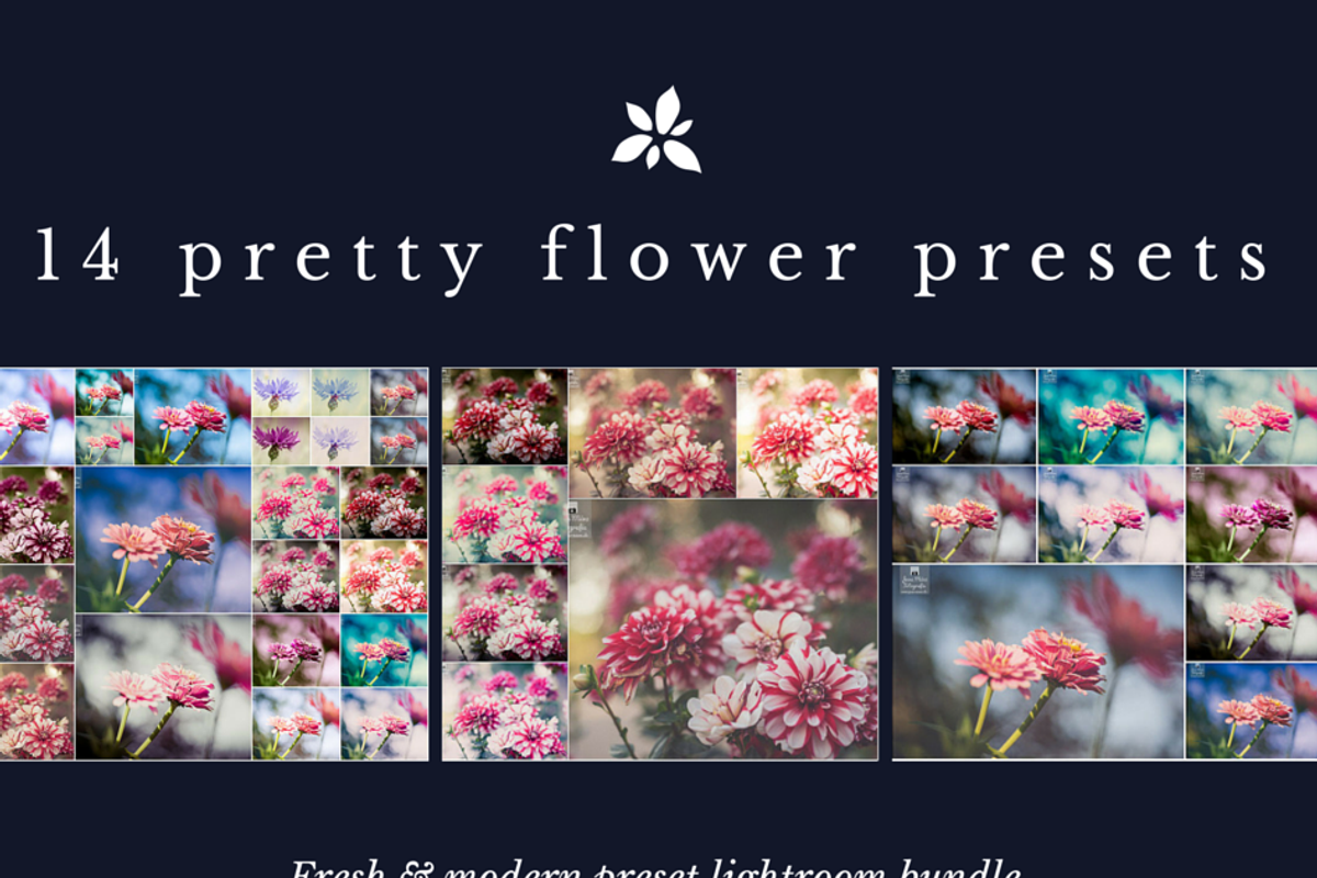 Pretty Flower Preset Bundle, a Plug-in Add-On by Jana Mänz Photography (Photo 2 of 5)