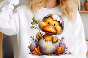 Whimsical Baby Farm Easter Clipart, an Illustration by SinaCreation (Thumbnail 8 of 11)