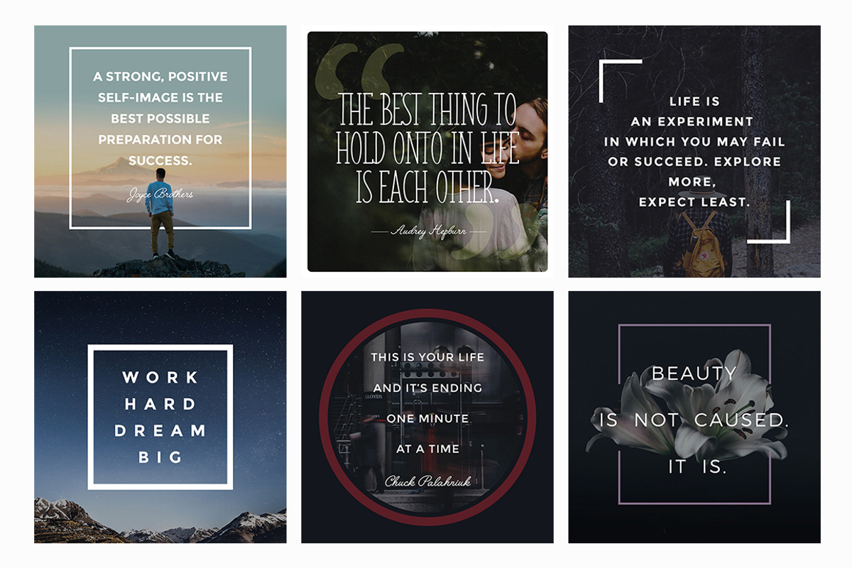 100 Multipurpose Instagram Templates, a Social Media Template by eamejia (Photo 16 of 17)