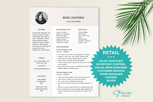 Resume Template Retail Sales Cashier