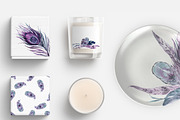 Nightfall Feathers Watercolor, an Illustration by Cat In Colour (Thumbnail 5 of 8)