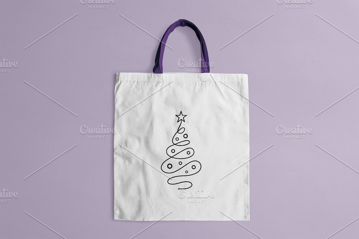 Spiral Star Line Christmas Tree, a Branding & Logo Template by Vectorium Studio (Photo 2 of 2)
