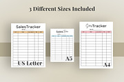Editable Sales Printable Tracker, a Templates & Theme by Snapybiz (Thumbnail 5 of 6)