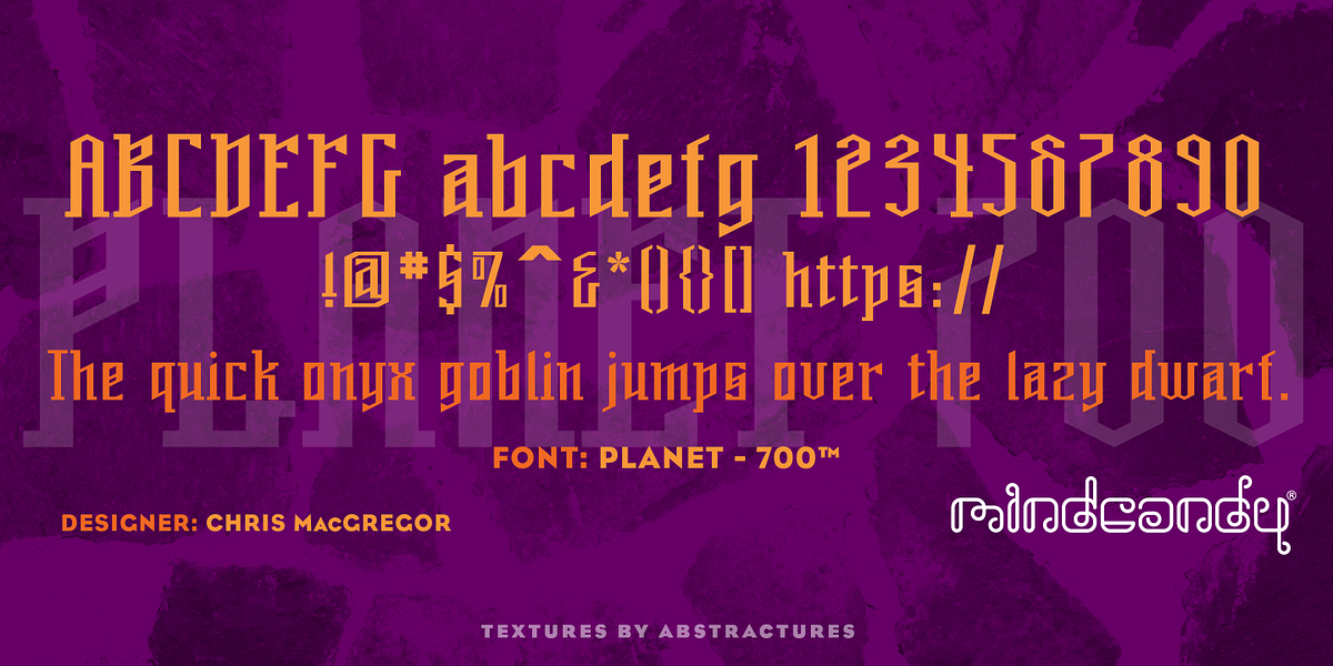 Planet™, a Serif Font by MINDCANDY (Photo 4 of 4)