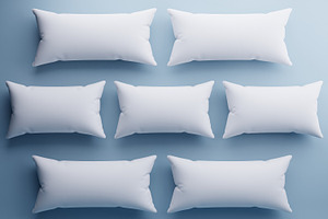 10 Bundle 3D Render Unique Pillow