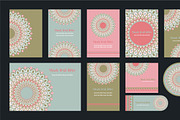 20 Mandala Vintage Template Card., a Card Template by Noree (Thumbnail 12 of 20)