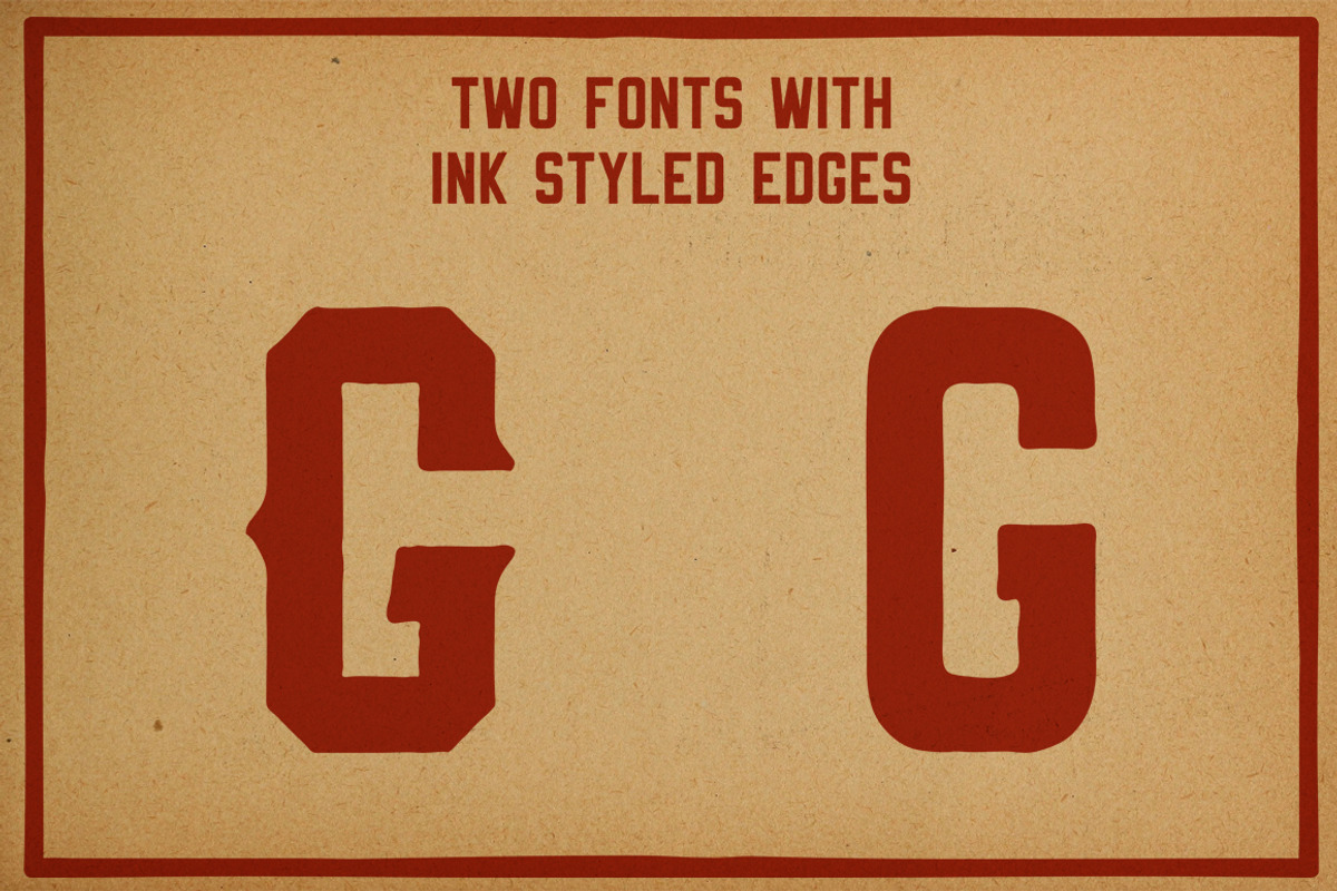 Rheiborn Font Duo + Free Font preview 2