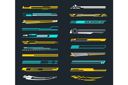 Sport decals. Racing car vinyl, an Illustration by winwin.art