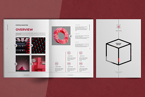 Financial Report Brochure Template