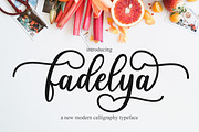 fadelya script, a Script Font by MrLetters (Thumbnail 2 of 8)