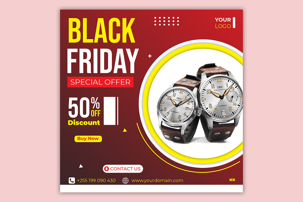 Black Friday Social Media Sales, a Social Media Template by Triple M Graphics (Photo 2 of 2)