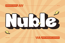 Nuble Retro - Branding Logo Font