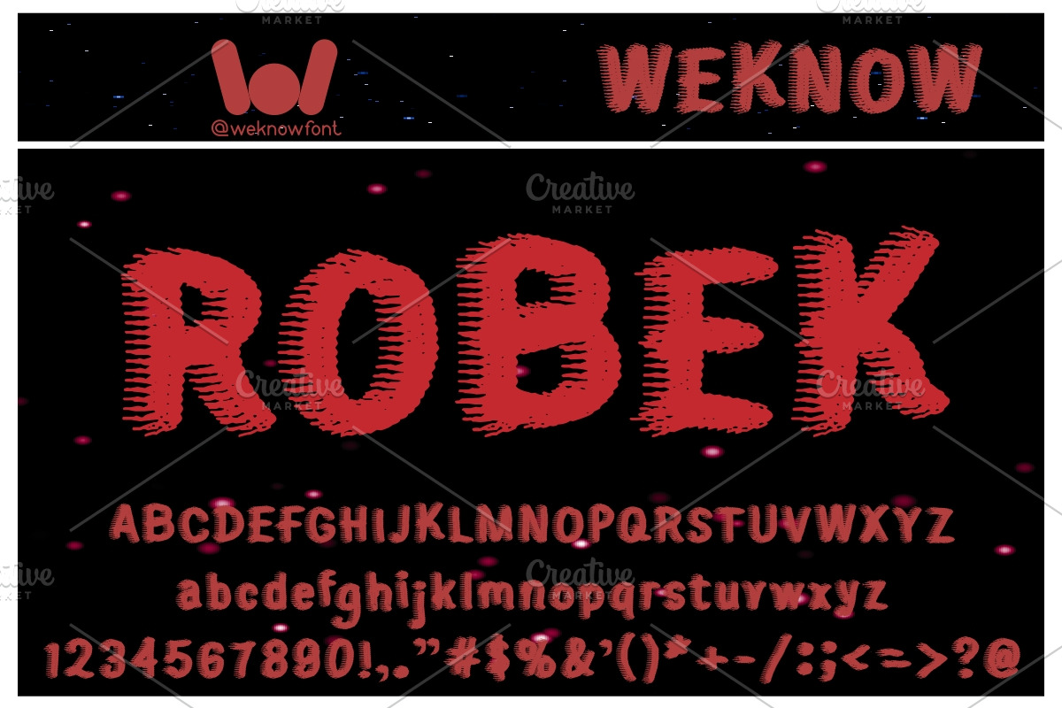 sweater font, a Font by weknow (Photo 4 of 5)