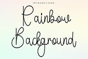 Rainbow Background, a Handwritten Font by InermediaSTUDIO (Thumbnail 1 of 9)