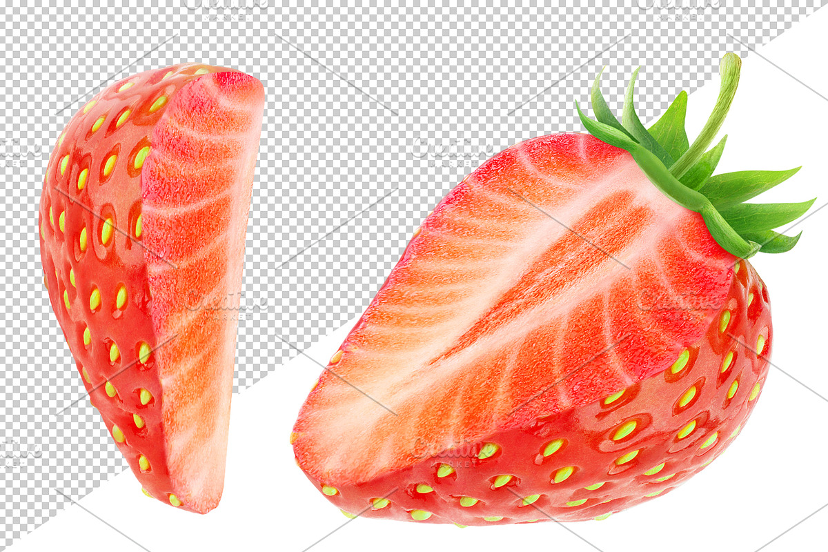 8 cut strawberries, an Object Graphic by Fruits+Veggies (Photo 5 of 6)