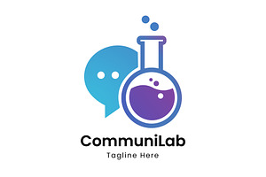 Communication Science Logo Design, a Branding & Logo Template by Walldecorated