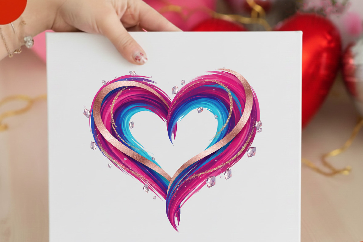 Heart Png, Brushstroke Valentines, an Illustration by Designking (Photo 1 of 6)