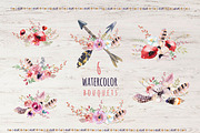 Tribe watercolor boho arrows, a Decorative Illustration by Peace ART (Thumbnail 3 of 5)
