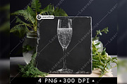 Wine Glass Champagne Luxury Drink, a Background Graphic by LaseredNinja (Thumbnail 5 of 7)
