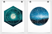 Vintage Charts - 12 Vectors & PNGs, an Object Graphic by Offset (Thumbnail 4 of 5)