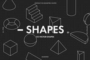 115 Vector Abstract Geometric Shapes, an Object Graphic by ME_COLLAGE (Thumbnail 2 of 12)