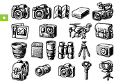 Vintage Photography Equipment, an Object Graphic by RT Studio (Thumbnail 1 of 4)