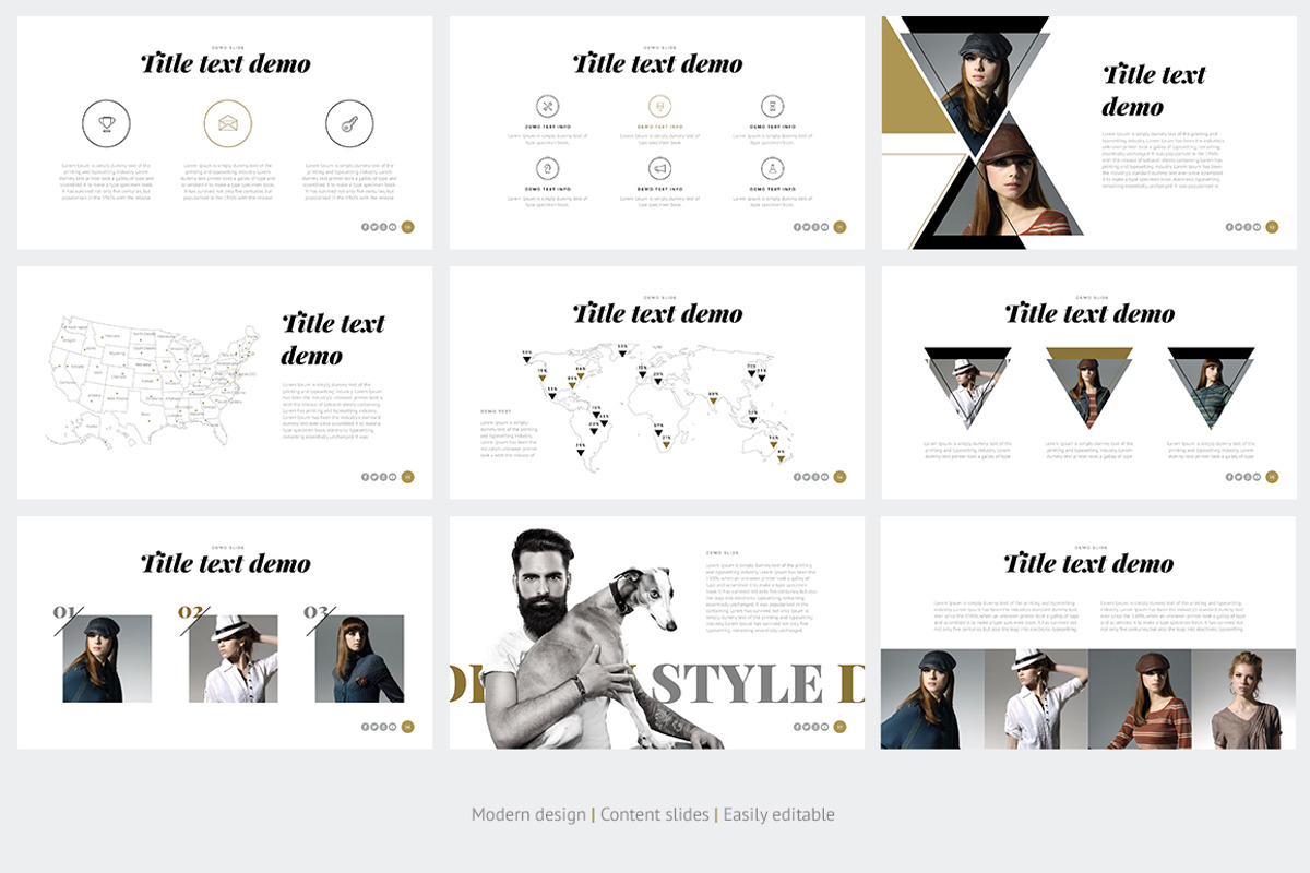 ONE Modern PowerPoint Template, a Presentation Template by HiSlide.io (Photo 6 of 8)