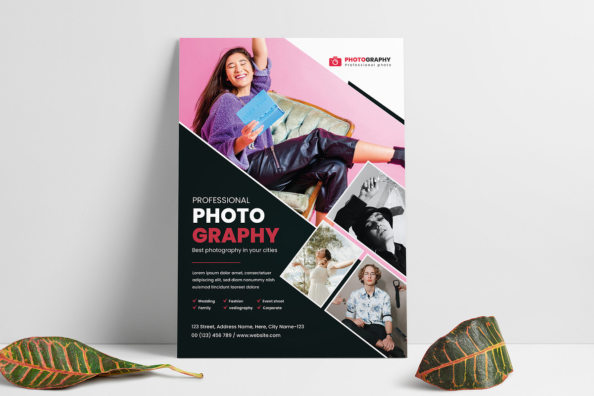 Photography Flyer Template Bundle, a Flyer Template by Pixelpick (Photo 7 of 11)