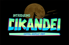 Cikandei - Display Font