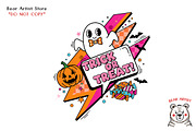 Retro Halloween, Hand-draw PNG, an Object Graphic by GlitterCraft (Thumbnail 42 of 101)