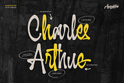 Kareema - Vintage Urban Display Font, a Handwritten Font by Azcreative Studio (Thumbnail 7 of 12)
