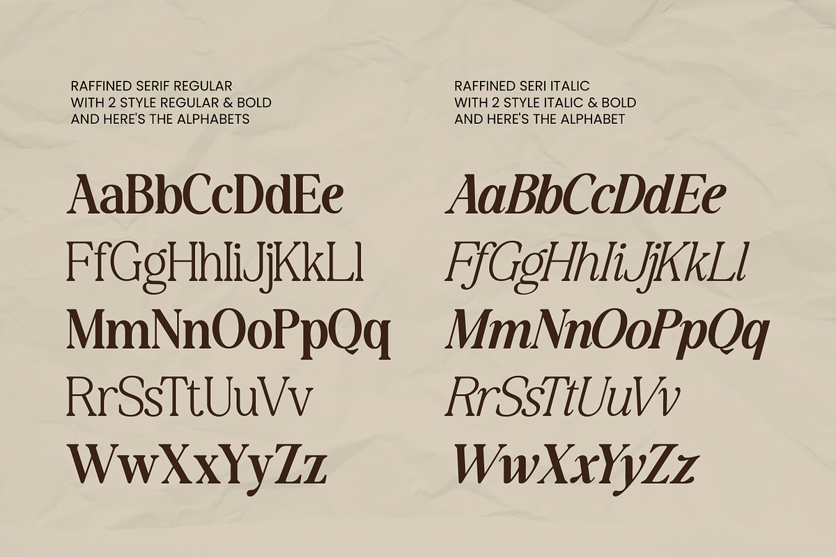 The Raffined Serif | Editorial Font, a Serif Font by Typoraith Co (Photo 2 of 12)