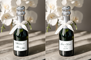 Mini Sparkling Wine Label Mockup, a Product Mockup by Serenefeeling (Thumbnail 2 of 6)
