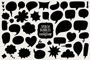Vector Speech Bubbles Set, a Texture Illustration by FourLeafLover (Thumbnail 3 of 10)
