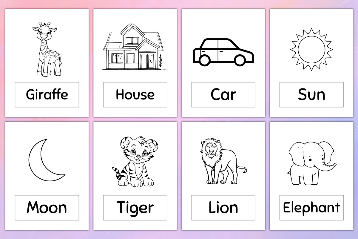 Printable Coloring Pages For Kids, a Stationery Template by Designmela01 (Photo 3 of 6)