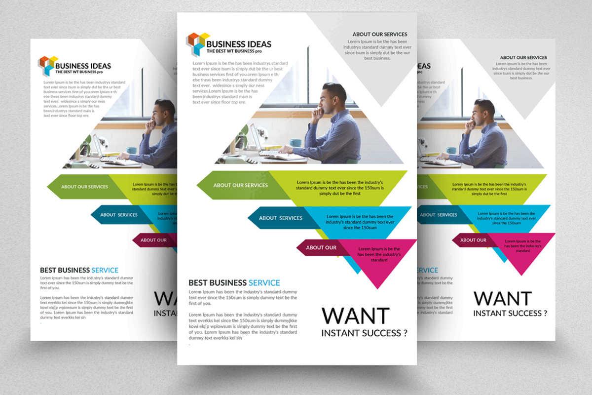 100 Business Flyers Mega Bundle, a Flyer Template by Design Up (Photo 7 of 100)