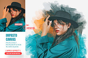 Impasto Canvas Photoshop Action, an Action Add-On by MRI STUDIO (Thumbnail 1 of 17)
